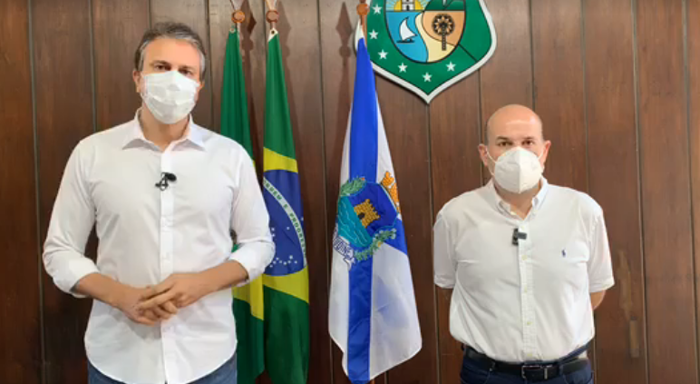 governador camilo santana e prefeito roberto cláudio